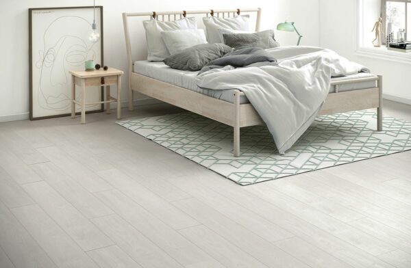 White Kalmar (Blanc) 8mm Panele Podłogowe 2.065m2 Finfloor - Image 2