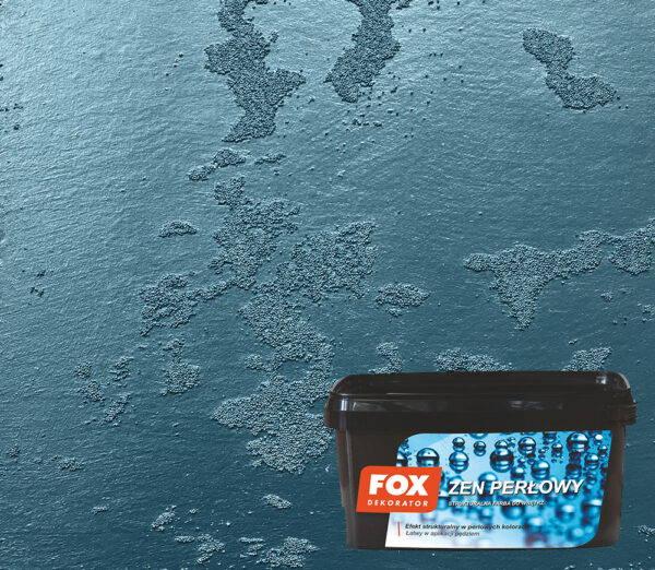 Pearl Zen Blue Lagoon Decorative Paint Fox Dekorator [7m2] 1L - Image 1