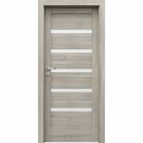 [SET] Home H.5 Door Leaf Silver Acacia + PS Frame - Image 1