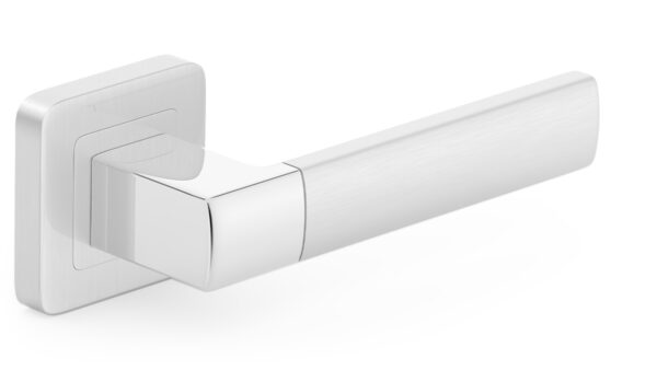 Trend Brushed Nickel/Chrome Door Handle - Image 1