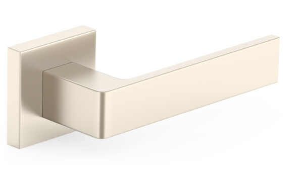 Rumba Satin Nickel Door Handle - Image 1