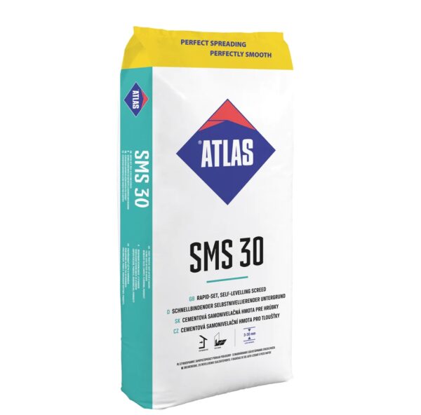 SMS 30 Szybkosprawny, Samopoziomujący Podkład Podłogowy 25kg Atlas - Image 1