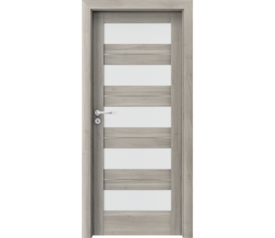 [SET] Home C.5 Door Leaf INT Silver Acacia + PS Frame