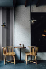 Acoustic Cashmere Slat Panels on Black Felt 30x265cm - Image 3