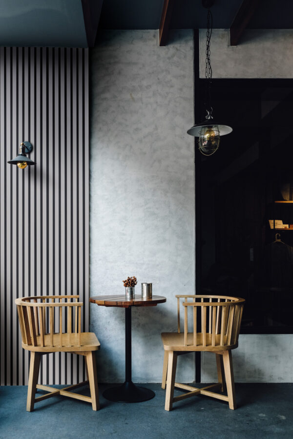 Acoustic Cashmere Slat Panels on Black Felt 30x265cm - Image 3