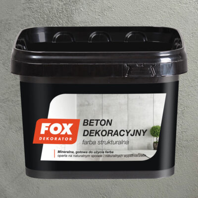 Beton Dekoracyjny Farba Fox Dekorator [4 .5m2] 4kg
