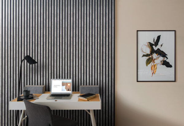 Akustyczny Lamel Loft (efekt betonu) na Czarnym Filcu 30x265cm - Image 3