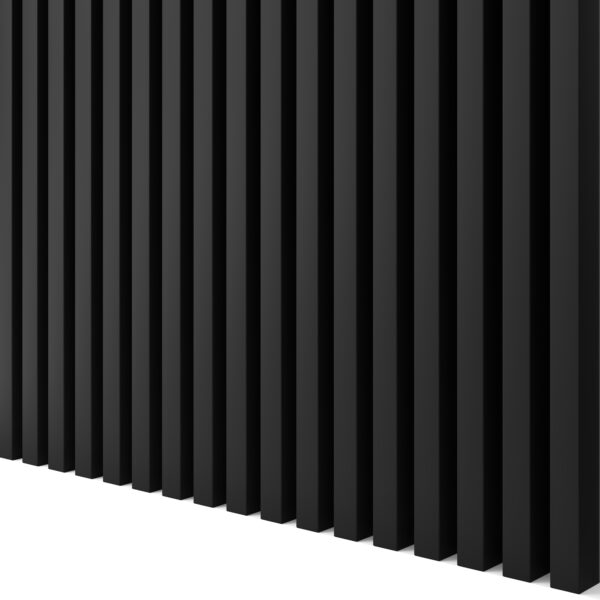 Akustyczny Lamel Czarny na Czarnym Filcu 30x265cm - Image 3