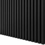 Acoustic Black Slat Panels on Black Felt 30x265cm - Image 3