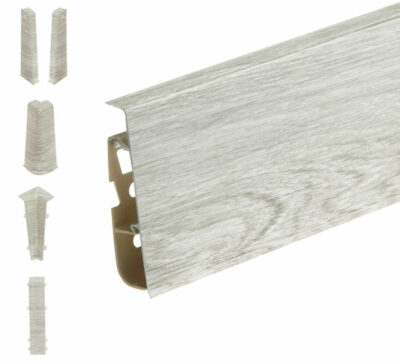 Skirting Board Hi-Line m289 Santiago Ash 75mm 2.5m + Accessories