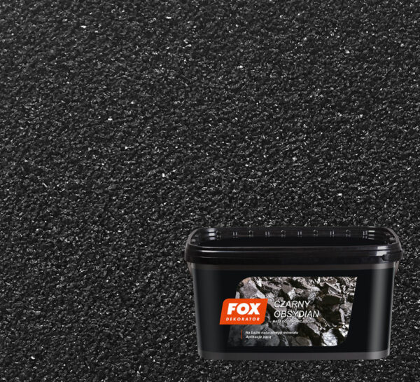 Fine Black Obsidian Fox Dekorator [6m2] 8kg - Image 1
