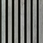 Acoustic Loft (Concrete) Slat Panels on Black Felt 30x265cm