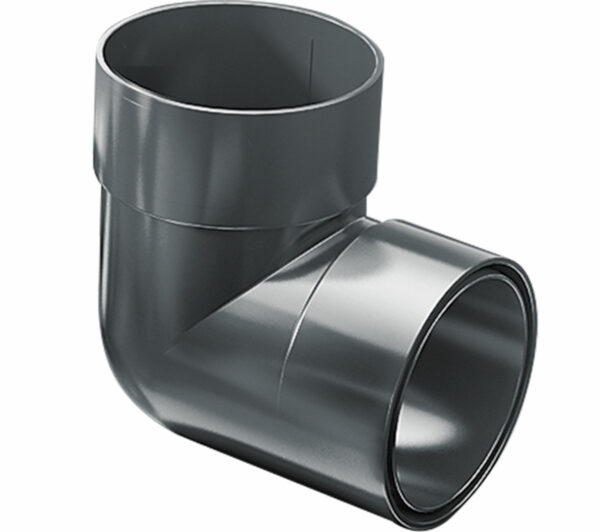 Kolanko dwukielichowe 87.5° 90mm - Proaqua PVC - Image 1
