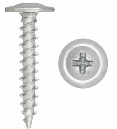Flanged Button Head Screws 4.2x35mm PH2 Fixings Galvanized