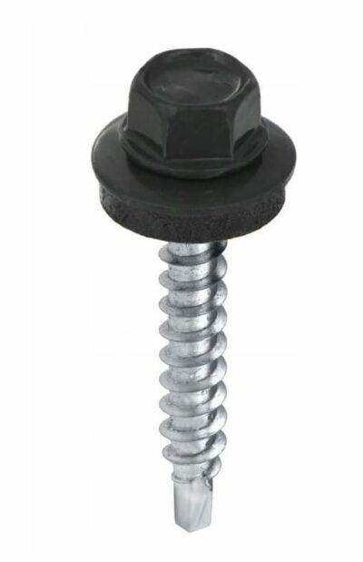 Hex Farmer Screws 4.8x35mm RAL 7016 Fixing