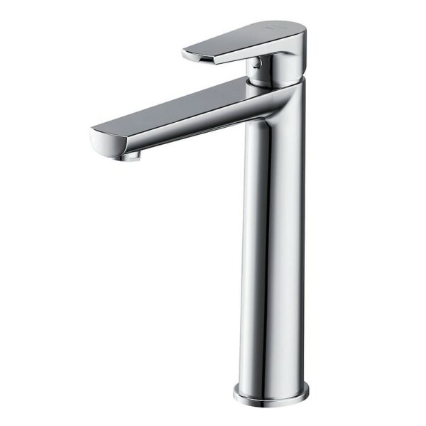 Moduo Deck-Mounted High Washbasin Faucet Chrome Cersanit - Image 1
