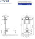 AQUA 52 Pneumatic S QF WC Concealed System Cersanit - Image 2