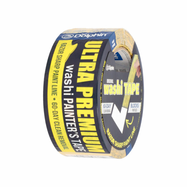 Washi painter's tape 25mm 50m Blue Dolphin - Image 1