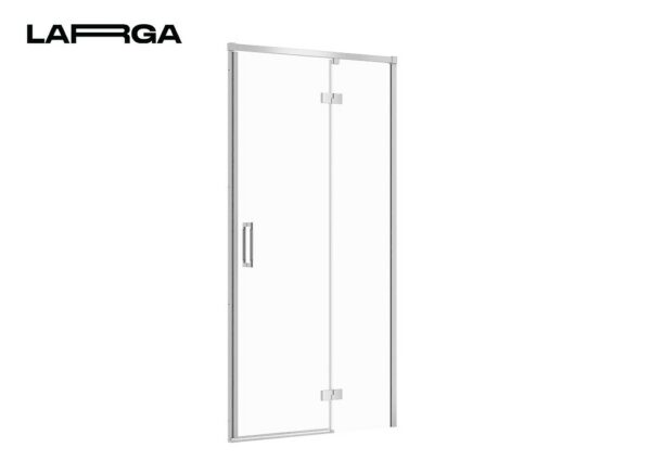 Shower Enclosure Door With Hinges Larga Chrome 100x195, Right Cersanit - Image 1