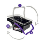 BARRACUDA bucket with two inlays 9L Painting SET - Image 2