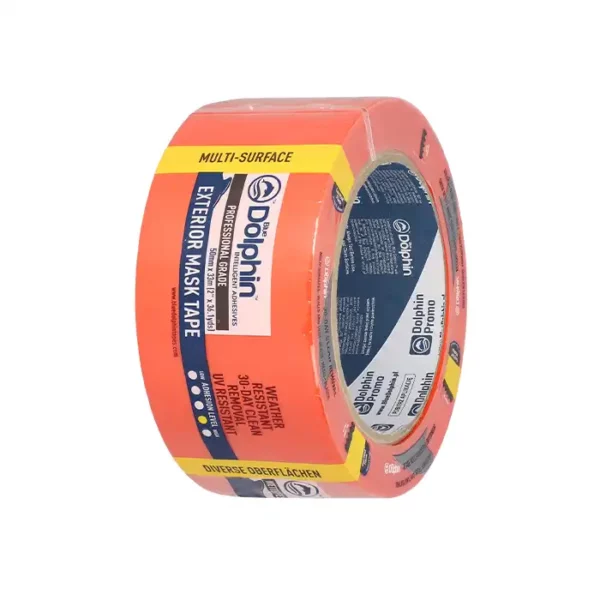 Multi Surface Exterior Masking Tape PVC 50mm 33m Blue Dolphin - Image 1