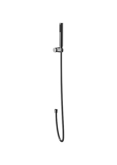 Zen by cersanit shower set with fixed grip gun metal Cersanit