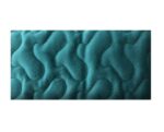 Upholstered panel FLLOW 30x60cm 3cm Quilted Emerald