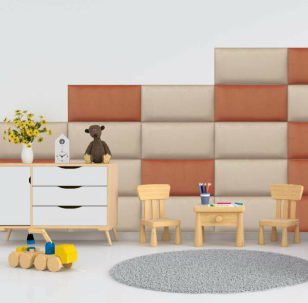 Upholstered panel FLLOW 30x60cm 3cm Riviera 100 BLACK - Image 7