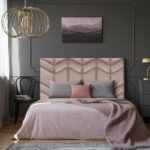 Upholstered panel FLLOW 30x60cm 3cm Riviera 100 BLACK - Image 6
