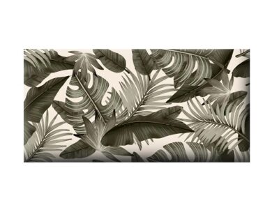 Upholstered panel FLLOW 30x60cm 3cm Palms Olive