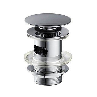 Metalowy korek klik-klak g 1 1/4 cała chrom Cersanit