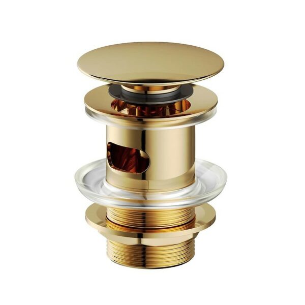 Metal click-clack plug g 1 1/4 inch, gold Cersanit - Image 1