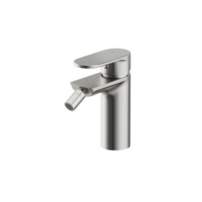 Crea deck-mounted bidet faucet nickel Cersanit