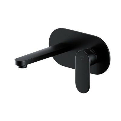 Crea concealed washbasin faucet with box black Cersanit