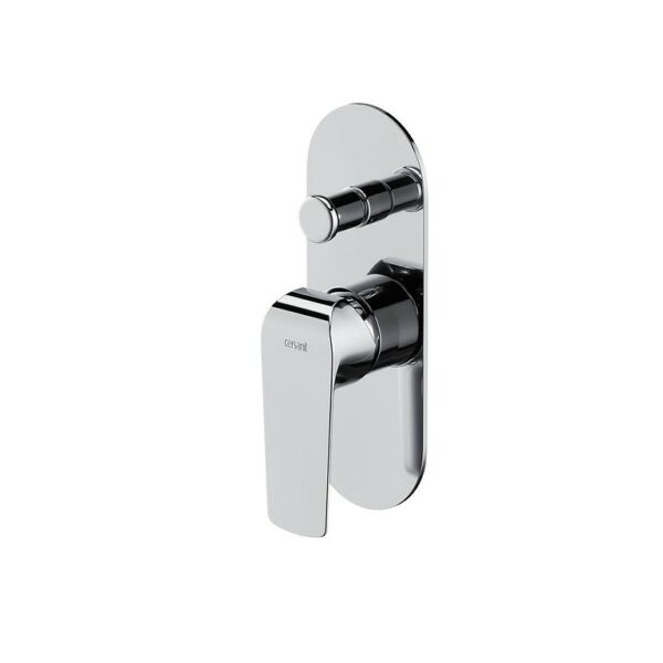 City concealed bath-shower faucet with box chrome Cersanit - Image 1
