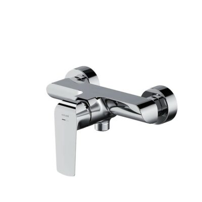 City wall mounted shower faucet chrome Cersanit