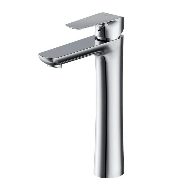 City deck-mounted high washbasin chrome Cersanit - Image 1