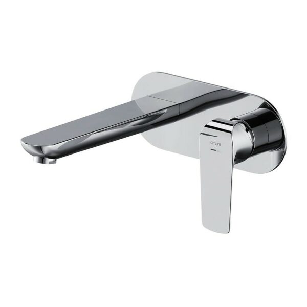 City concealed washbasin faucet with box chrome Cersanit - Image 1