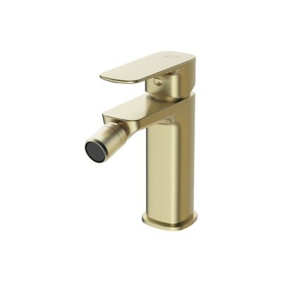 Larga deck-mounted bidet faucet gold matt Cersanit