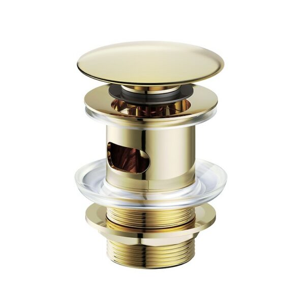 Metal click-clack plug g 1 1/4 inch, gold mat Cersanit - Image 1