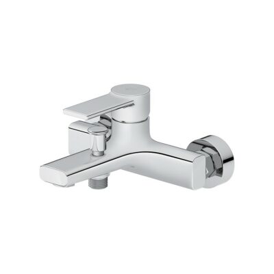 Zip wall mounted bath-shower faucet chrome Cersanit