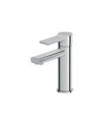 Zip deck-mounted washbasin faucet chrome Cersanit