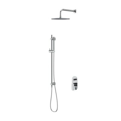 Set b257 zestaw podtynkowy crea chrom, z baterią wannowo-natryskową Cersanit