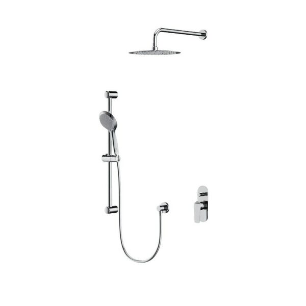 Set b255 city concealed set with bath-shower faucet chrome Cersanit - Image 1