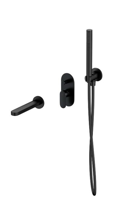 Set b732 crea bath concealed set black (virtual set) Cersanit