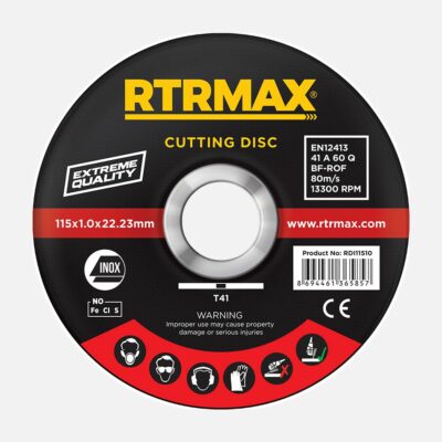 Inox Cutting Disc SRN10115T 115 x 1.0 x 22mm