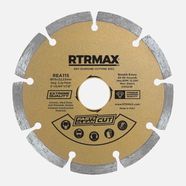 Segmented Diamond Cutting Disc 115mm RRA115 - Image 1