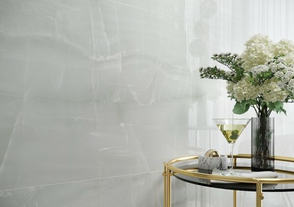 Brave Onyx white polished 60x120 Cersanit Tiles - Image 9