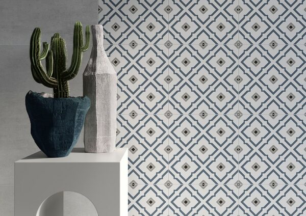 Lovely patchwork geometric flower 29,8x29,8 Opoczno Tiles - Image 3