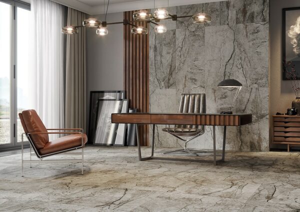 Marble skin grey matt 79,8x79,8 Płytki Opoczno - Image 2